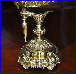 Rare P. E. Guerin New York, NY Large Harvard Student Oil Lamp Complete 1887