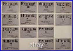 Rare PROMO VIP 1981 MARVEL SUPER HEROES Fher Spain BIG CARD SET 139/178 Spanish