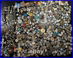 Rare Pretty Big Lot Religious Medals & Rosaries French Antique Rosary