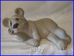 Rare Pristine Quarry Critters Second Nature Design Big Majestic BABOO Bear