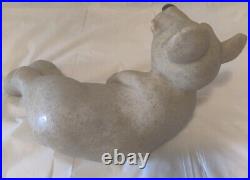 Rare Pristine Quarry Critters Second Nature Design Big Majestic BABOO Bear