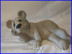 Rare Pristine Quarry Critters Second Nature Design Big Majestic BABOO Bear