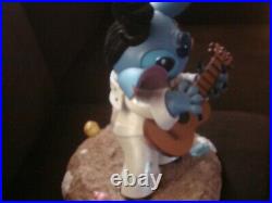 Rare Retired Stitch Elvis White Jumpsuit Big Fig Figure. Only One On Ebay