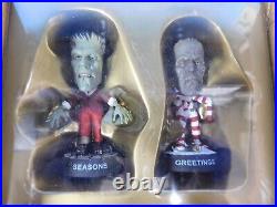 Rare Sideshow UNIVERSAL MONSTERS Little Big Heads Holiday Gift Set Retailer Box