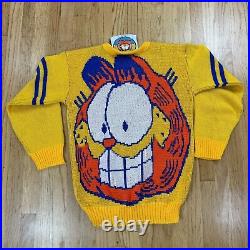 Rare Vintage 1978 Garfield Sweater The Big Cat Sweatshirt Cartoon Character