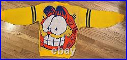 Rare Vintage 1978 Garfield Sweater The Big Cat Sweatshirt M/L Cartoon Character