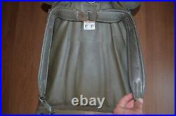 Rare Vintage 1979 Swiss Army Miliraty Rubberized Waterproof Leather Big Backpack