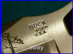 Rare Vintage Buck USA 403 Big Sky'01 Black Hills Sturgis Motorcycle Rally Knife