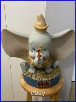 Rare Vintage Disney Gallery Dumbo With Timothy Mouse Big Fig Figure Statue