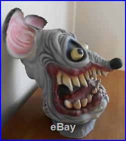 Rare Vintage Ed Big Daddy Roth Latex Rat Fink Mask Prototype