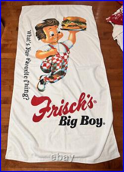 Rare Vintage Frischs Big Boy Beach Towel
