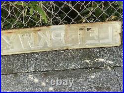 Rare Vintage Lei Pkwy Big Island Hawaii Porcelain Ocean View Street Sign