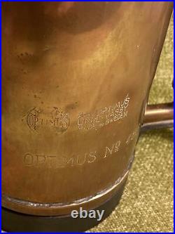 Rare Vintage OPTIMUS No 486 brass torch, The Big One! , 30cm tall