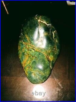 Rare Vulcan and Green Big Sur Nephrite Jade 1054gr over 5.3 lbs