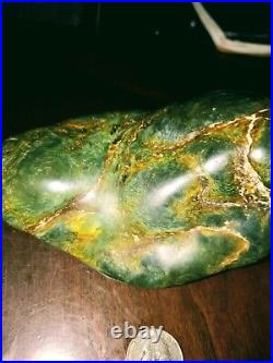 Rare Vulcan and Green Big Sur Nephrite Jade 1054gr over 5.3 lbs