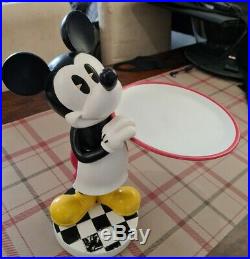 Rare Walt Disney World Mickey Mouse Server Big Fig Statue