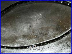 Rare Wardway W-1416 Cast Iron Oval Self Dripping Chicken Roaster Dutch Oven BIG