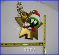 Rare Warner Bros. Looney Tunes Marvin The Martian Big Star Tree Topper