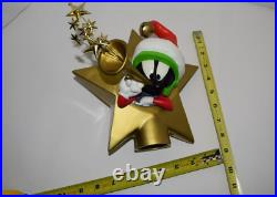 Rare Warner Bros. Looney Tunes Marvin The Martian Big Star Tree Topper