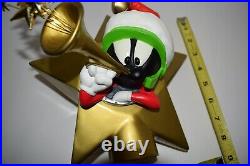 Rare Warner Bros. Looney Tunes Marvin The Martian Big Star Tree Topper