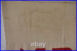 Rare c. 1933 NRA Banner with grommets Big 31 x 59 Very Good Condition