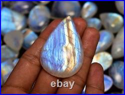 Rare collection moonstone cabochons 147pcs wholesale big size rainbow gems 753