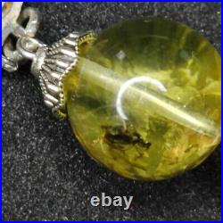 Rare color and Big 72 gr with insect Natural Baltic Amber Rosary Misbaha Tesbih