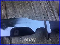 Rare german solingen JA Henckels fixed hunting knife Vintage