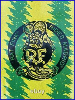 Rat Fink skateboard Deck Big Daddy Ed Roth 29.5X 7.75 Limited NOS Rare
