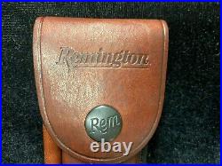 Remington R3 Big Game Series Knife Vintage Knife Rare with brown Case Used Rem