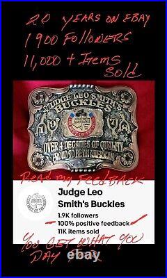 Rodeo Trophy Buckle Championship Bull Riding? West Texas Big Bend? 1980? RARE? 694