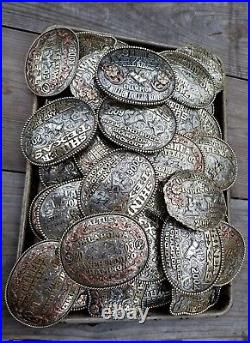 Rodeo Trophy Buckle Championship Bull Riding? West Texas Big Bend? 1980? RARE? 694