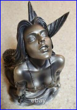 SIREN HOOD ORNAMENT RARE ideal For Rat Rod Big Goddess