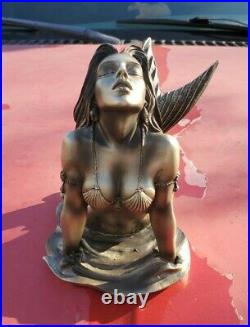 SIREN HOOD ORNAMENT RARE ideal For Rat Rod Big Goddess