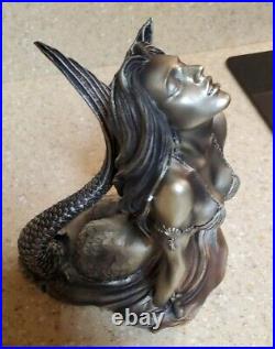 SIREN HOOD ORNAMENT RARE ideal For Rat Rod Big Goddess