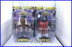 SUPER RARE NEW Kinnikuman BIG THE BUDO & MANMOS MAN Romando Figure SET Japan 1