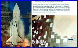 Soviet Original Space Shuttle Buran Heat Shield Thermal Black Tile Big Size Rare