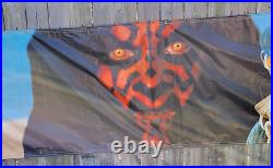 Star Wars Episode 1 Phantom Menace Taco Bell Promo Roof Banner 23.5' BIG & RARE