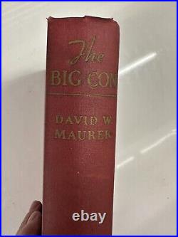 The Big Con by David W. Maurer 1940 1st Edition VERY RARE