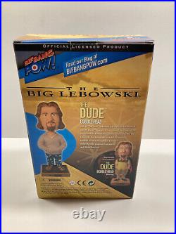 The Big Lebowski The Dude Bif Bang Pow! Bobble Head RARE Hoodie NEW