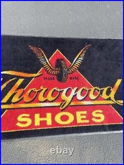 Thorogood Shoes Big Carpet Rug Display Collectable Multicolor RARE