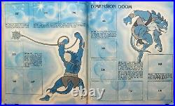 Thundercats 1986 Panini Unused Sticker Album Rare With Big Poster