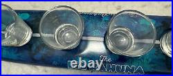 Tommy Bahama Surfboard Shot Flight Set With6 Shot Glasses The Big Kahuna Rare