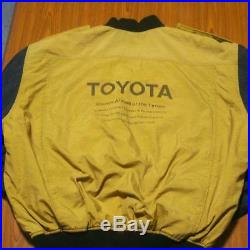 Toyota Bomber Jacket Men XL Big Used Junk Very Rare Casual Collectible Japan F/s