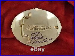 Trophy Rodeo Champion Belt Buckle? 1995? Pro Calf Roper? Big Bend Of Texas? Rare? 588