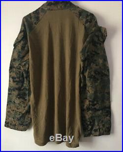 USMC Woodland MARPAT FROG Combat Ensemble Shirt Top LARGE Reg NWT RARE BIG SIZE
