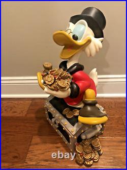 Uncle Scrooge Mcduck Treasure Chest Money Big Fig Rare Disney Duck 21 Figure