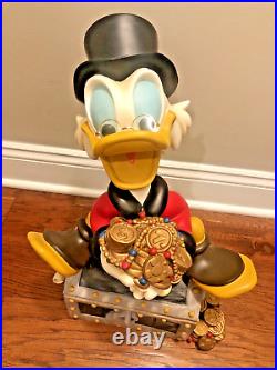 Uncle Scrooge Mcduck Treasure Chest Money Big Fig Rare Disney Duck 21 Figure