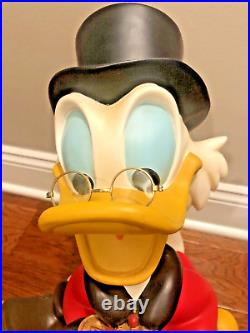 Uncle Scrooge Mcduck Treasure Chest Money Big Fig Rare Disney Duck 21 Figure