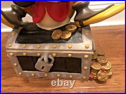 Uncle Scrooge Mcduck Treasure Chest Money Big Fig Rare Disney Duck 21 Figure